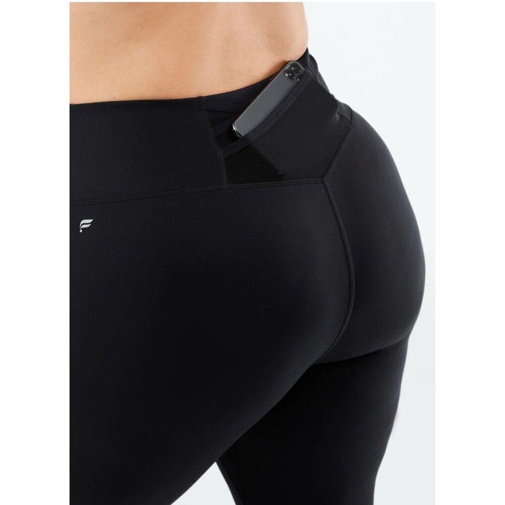 Fabletics Motion 365 Black High-Waisted Leggings Womens Size 1X Stretch Athletic - Picture 5 of 12